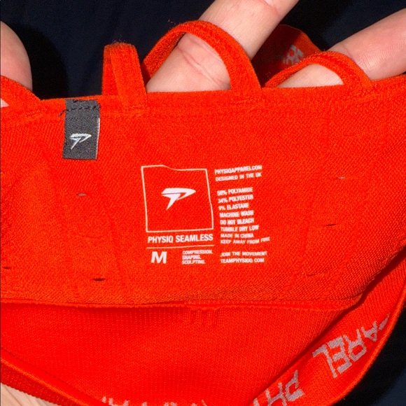 Vibrant Orange Sports Bra - Picture 4 of 4